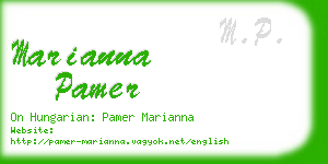 marianna pamer business card